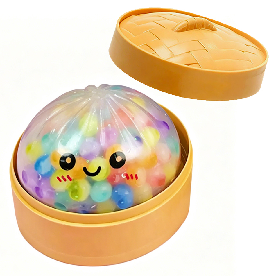 Party Games Adults Funny - 2026 Rainbow Dumpling Squishy with Bead