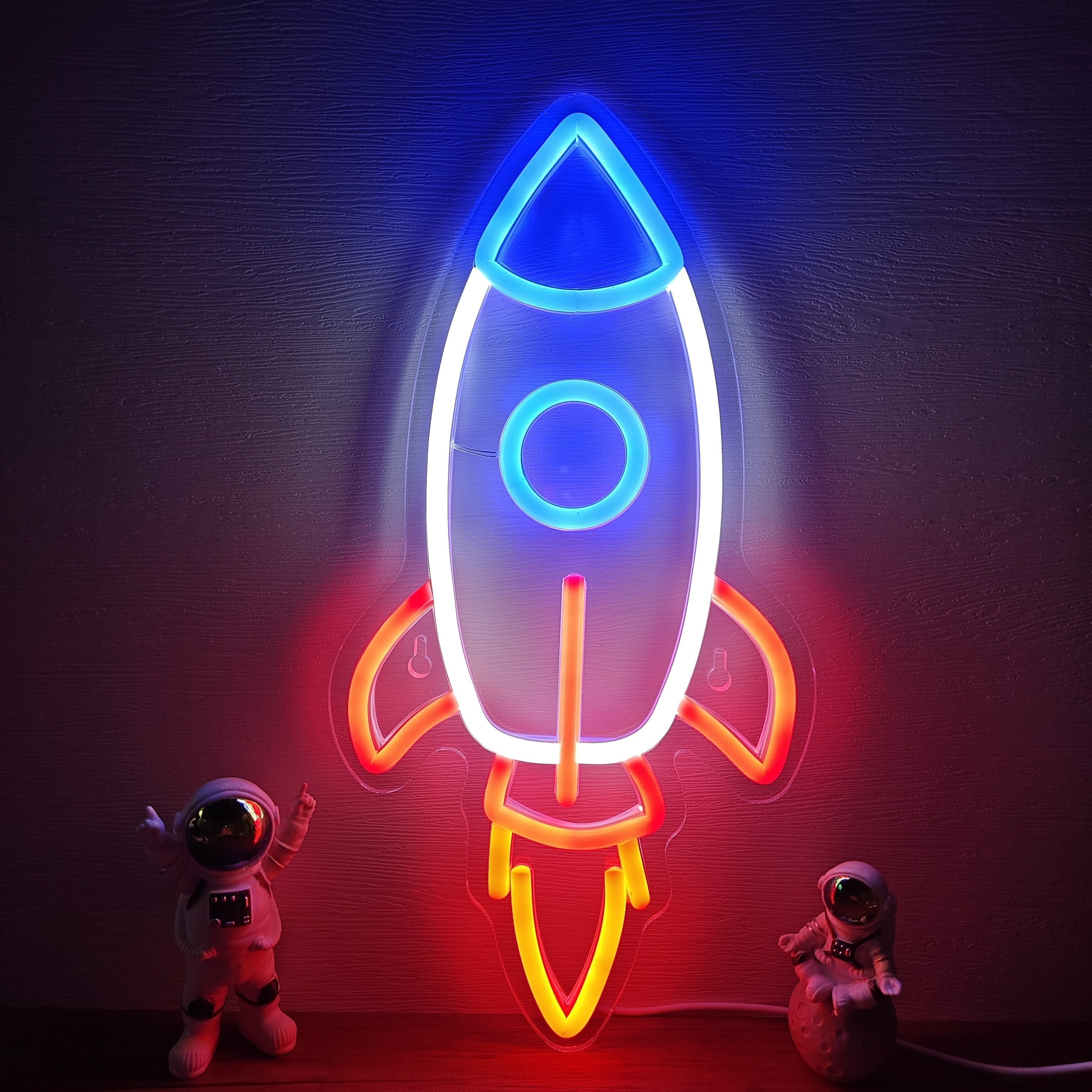 Party Games Switch - Rocket Neon Sign, USB Powered LED