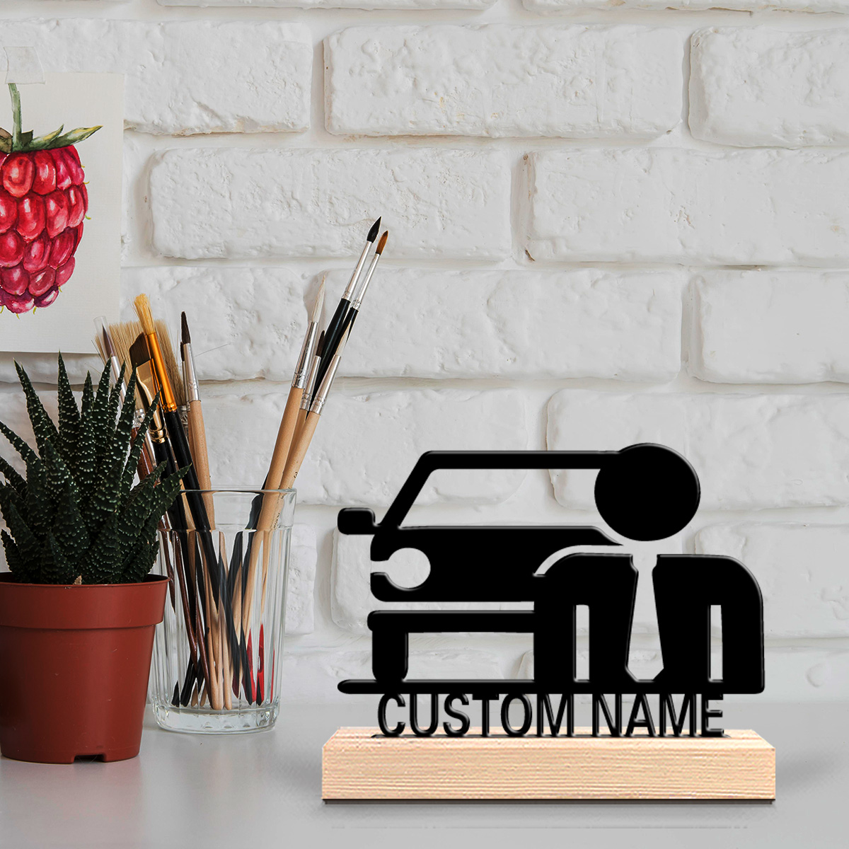 Party Games Graduation - 1pc Beauty Personalized Custom Car Metal