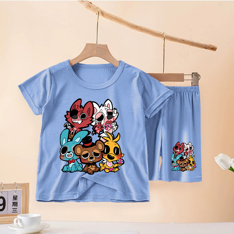 Party Games At Christmas - Five Night At Freddys Kids Pajamas