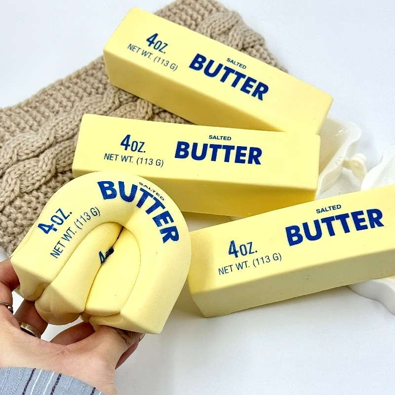 Party Games Graduation - Ultra-Soft Butter-Shaped Slow-Rebound Pressure Toys, Sticky