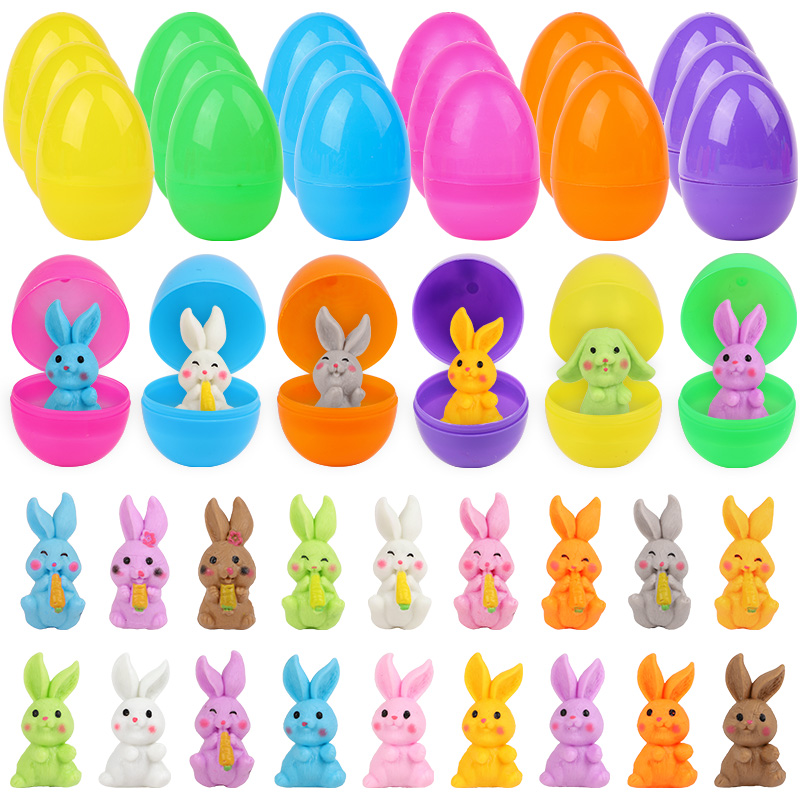 24Pcs Easter Egg With Rabbit F – Party Games Easter Egg recenzja i cena