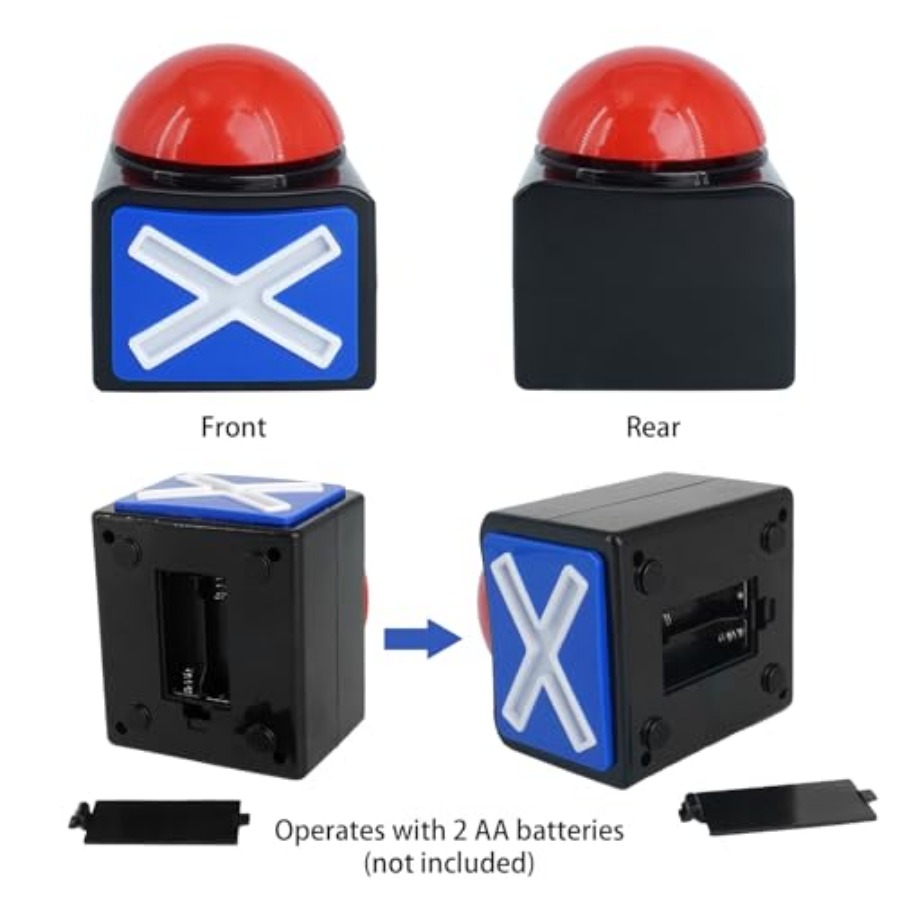 8 Pcs Answer Game Buzzer with  – Party Games Quiz For Adults recenzja i cena