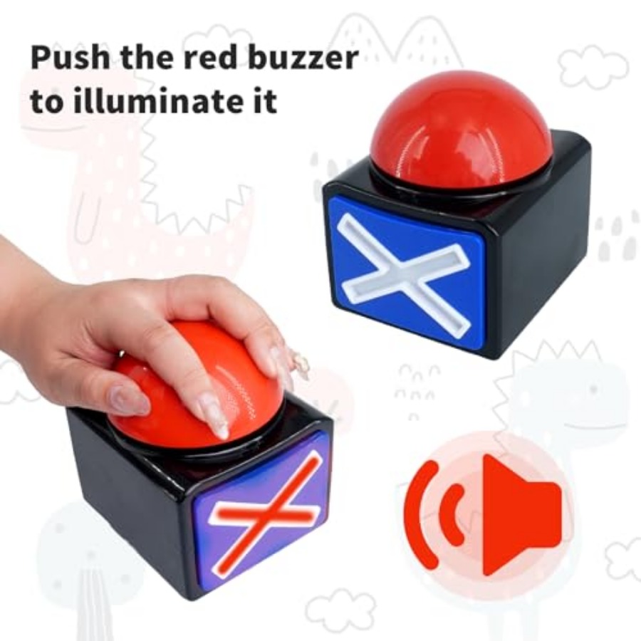 8 Pcs Answer Game Buzzer with  – Party Games Quiz For Adults recenzja i cena