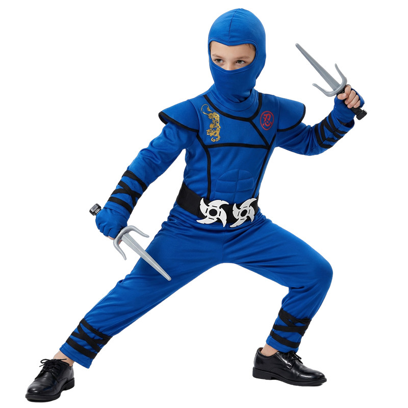 Black and Blue Ninja Costume f – Party Games Questions recenzja i cena