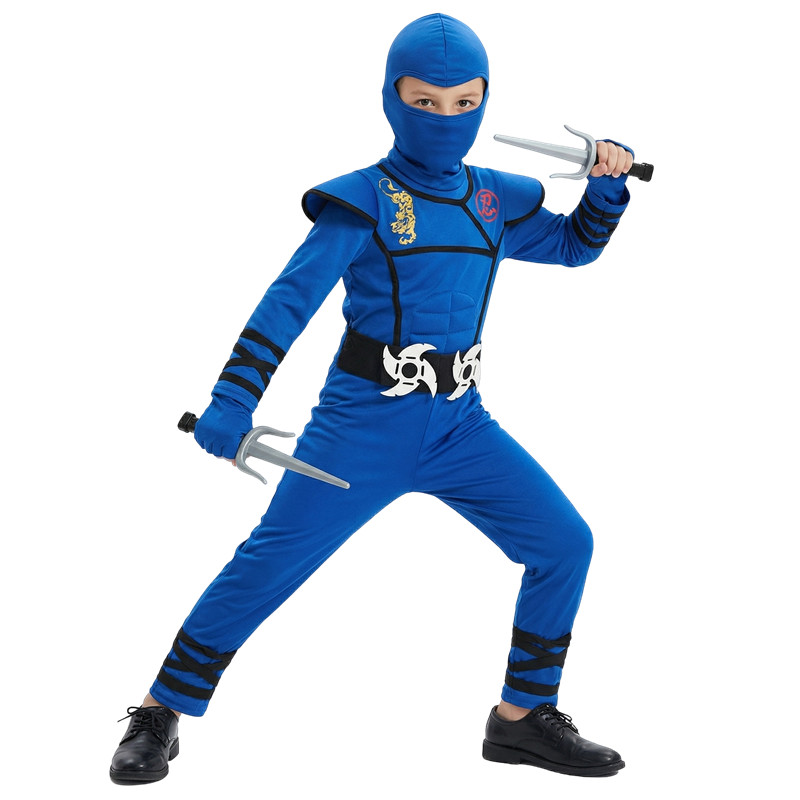 Black and Blue Ninja Costume f – Party Games Questions recenzja i cena