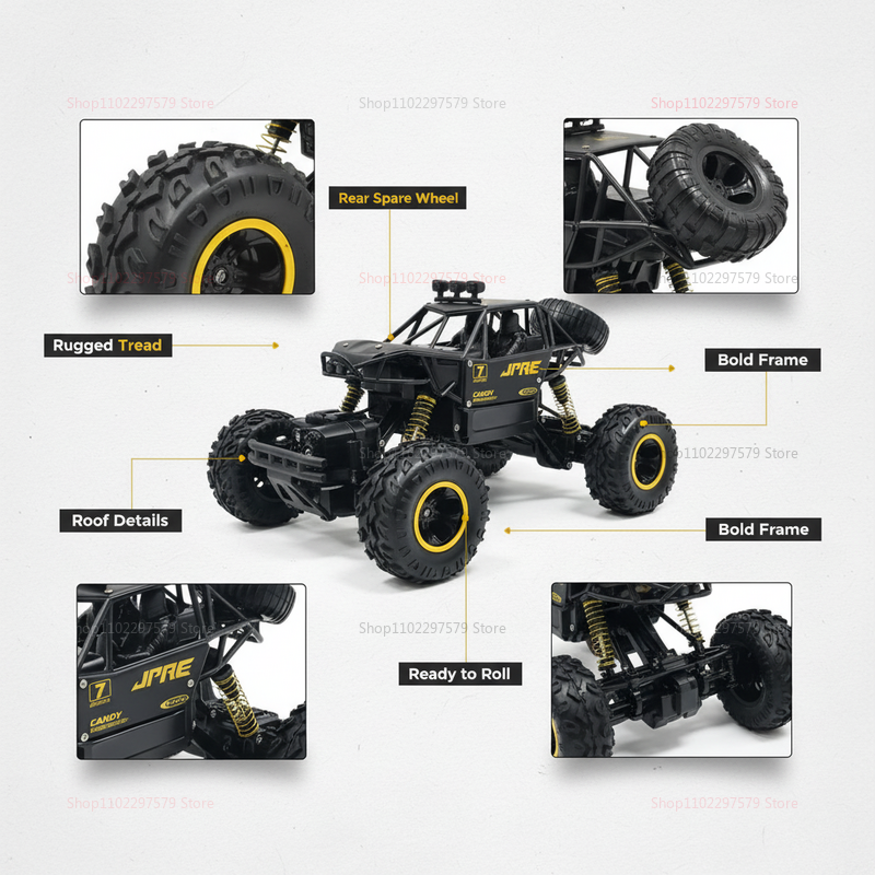 1:12 Scale All Terrain RC Cars – Party Games At Christmas recenzja i cena