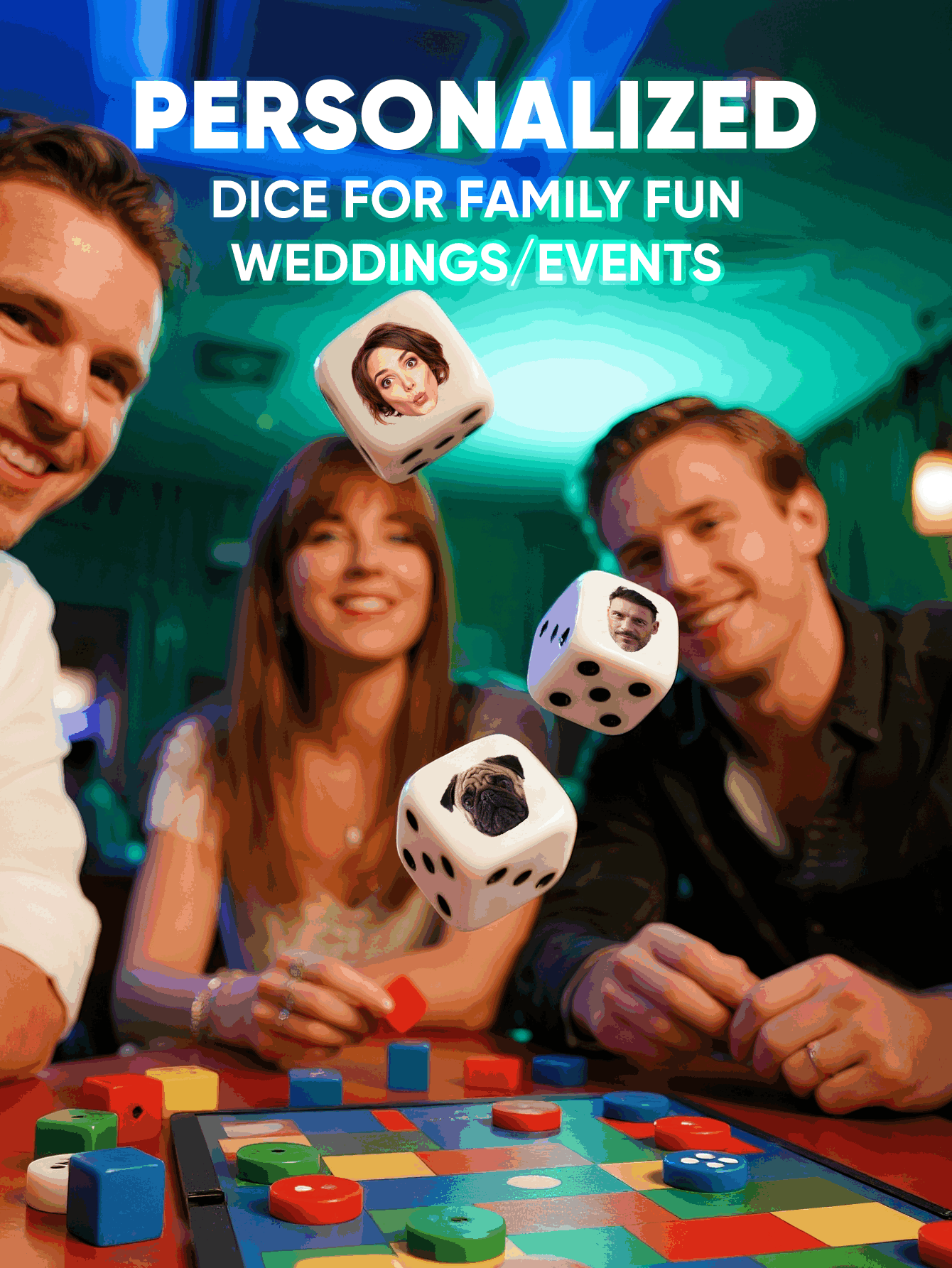 Custom Face Dice Personalized  – Party Games Graduation recenzja i cena
