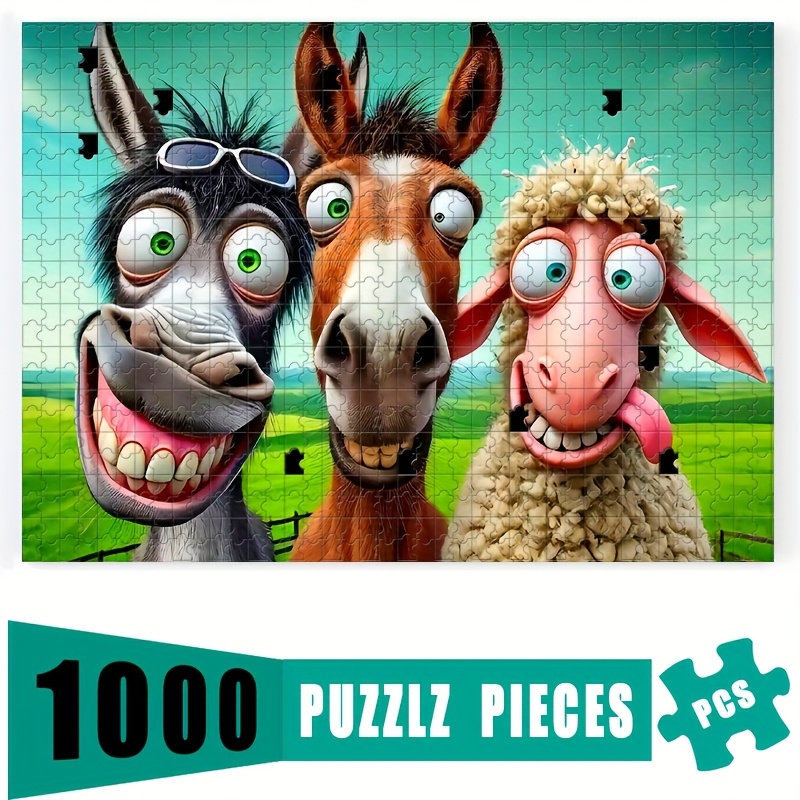 1000pcs Puzzle Game with Funny – Party Games Adults Funny recenzja i cena