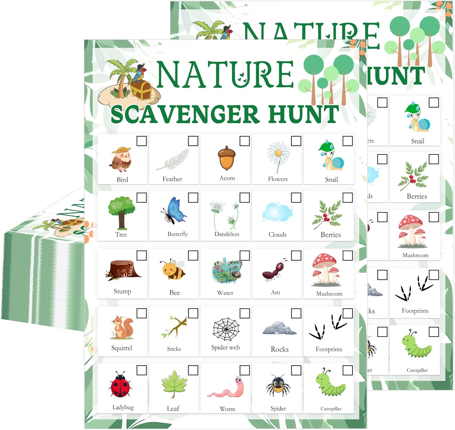 Nature Scavenger Hunt Card 5 x – Scavenger Hunt Card recenzja i cena