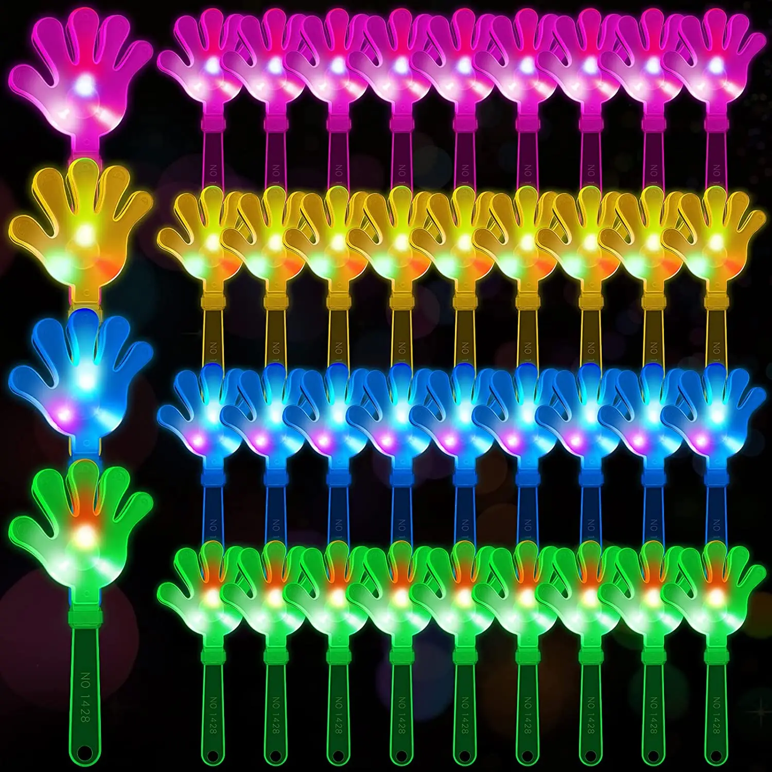 12pcs Hand Clappers Light up L – Party Games Graduation recenzja i cena