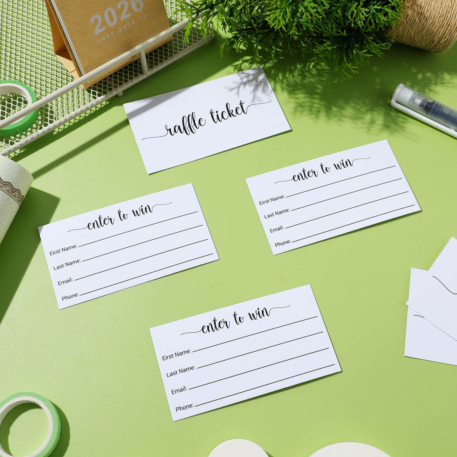 100pcs Raffle Ticket Cards Bla – Party Games No Supplies recenzja i cena