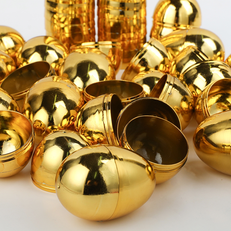6PCS Golden Easter Eggs Plasti – Party Games Easter Egg recenzja i cena