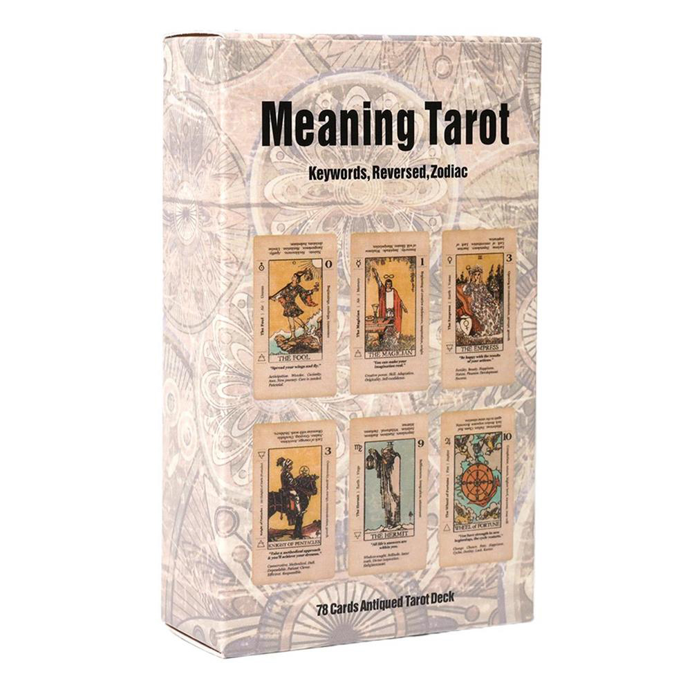 78pcs Meaning Tarot Cards Fami – Party Games Meaning recenzja i cena