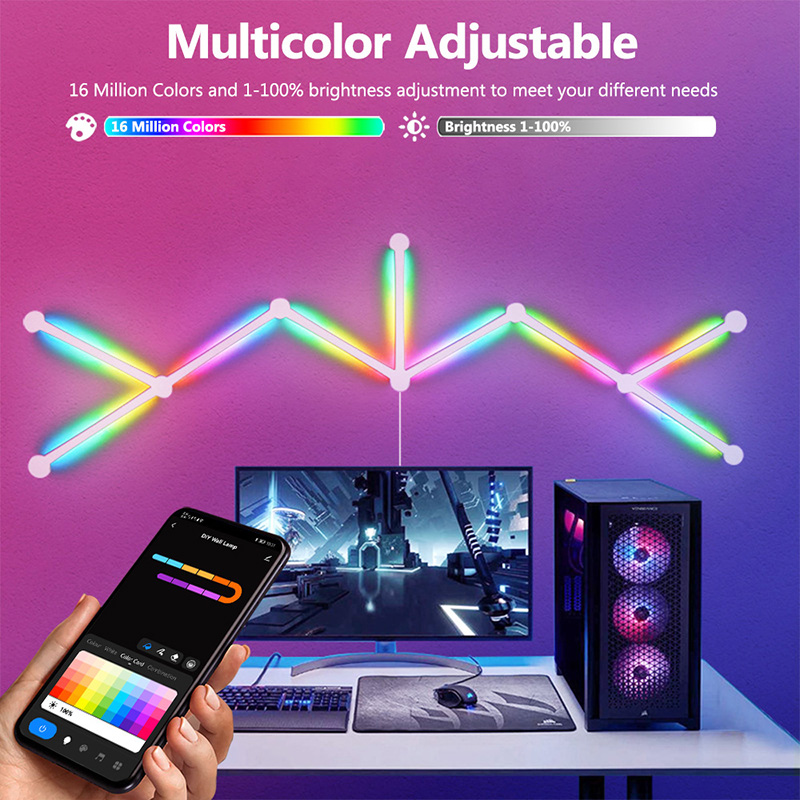 Smart RGB Wall Lamp, Bluetooth – Party Games Music recenzja i cena