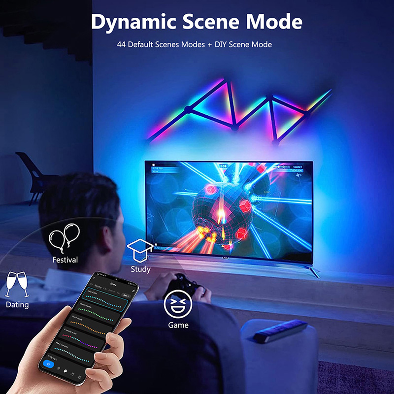 Smart RGB Wall Lamp, Bluetooth – Party Games Music recenzja i cena