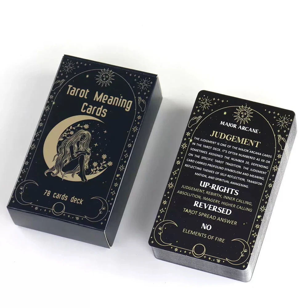 78 Cards / Deck Tarot Meaning  – Party Games Meaning recenzja i cena