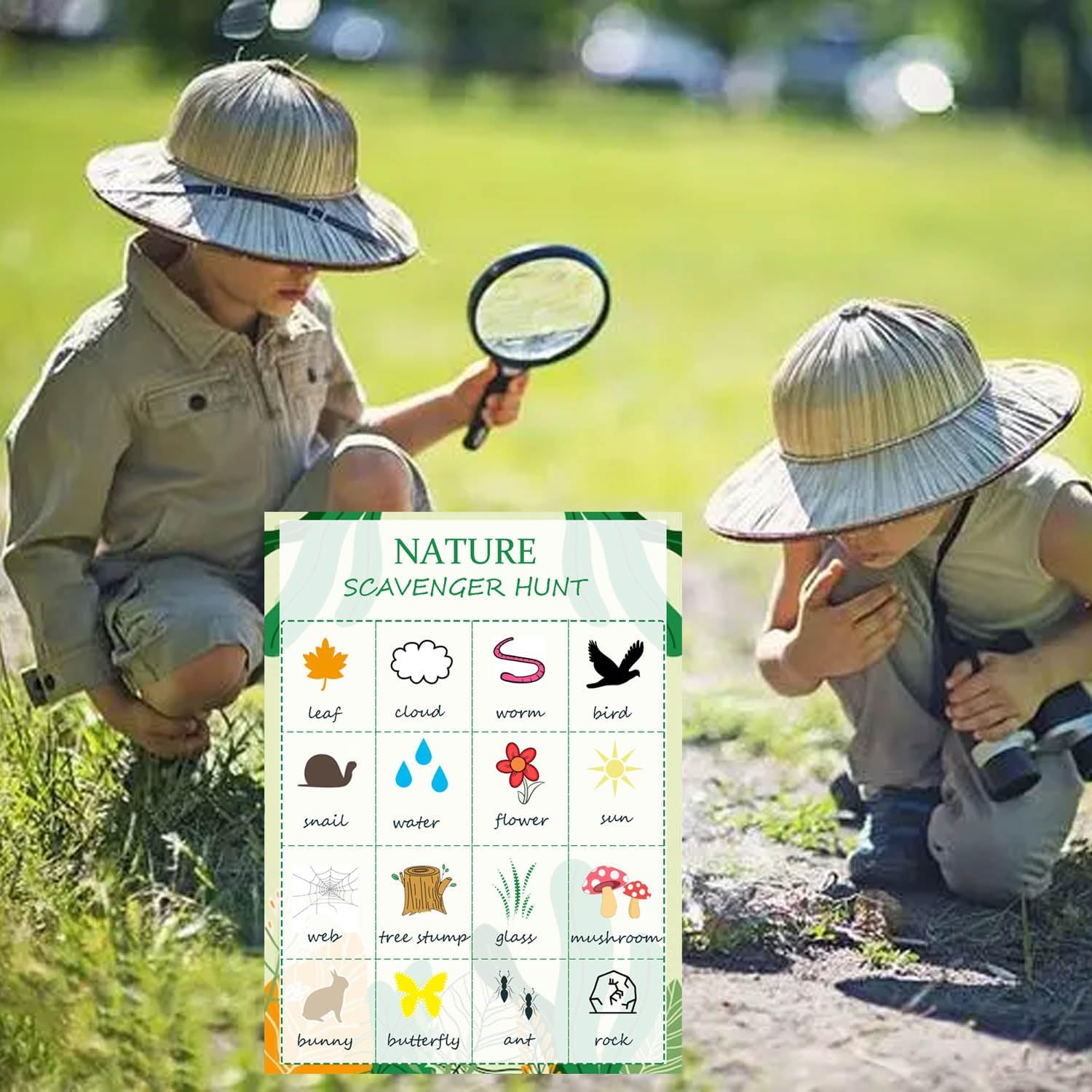 Nature Scavenger Hunt Cards Na – Scavenger Hunt Card recenzja i cena