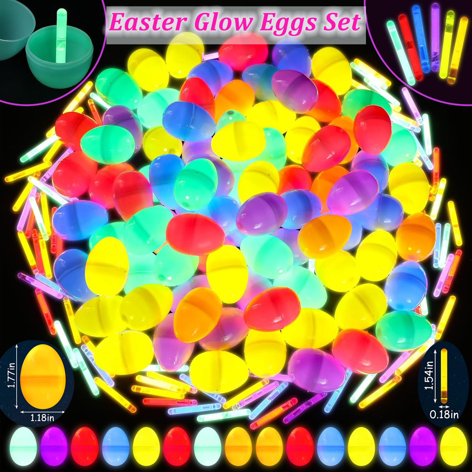 100-300Set Easter Eggs with Mi – Party Games Easter Egg recenzja i cena