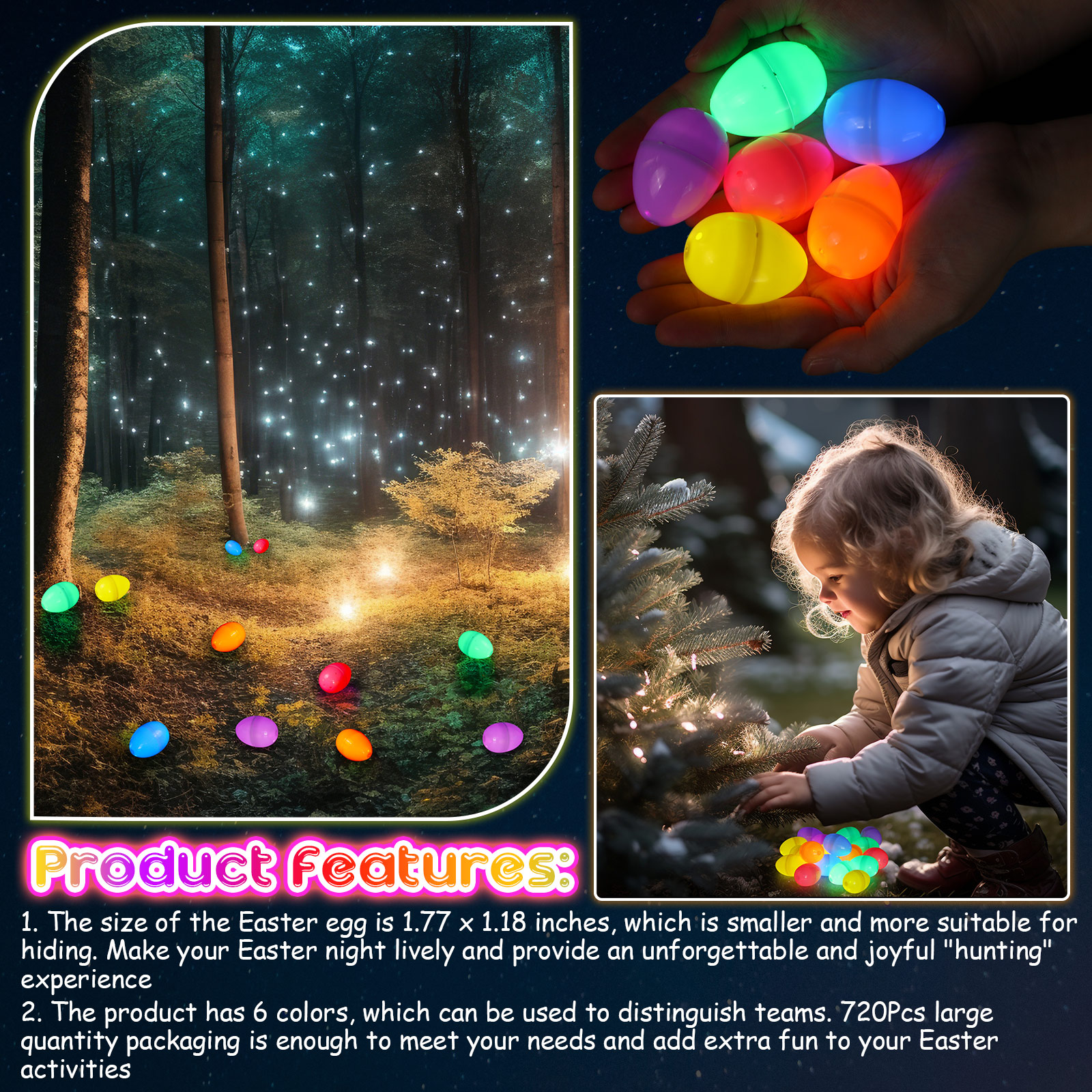 100-300Set Easter Eggs with Mi – Party Games Easter Egg recenzja i cena