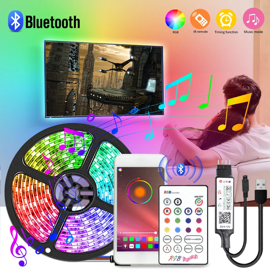 5M Bluetooth 5V USB LED Strip  – Party Games Switch recenzja i cena