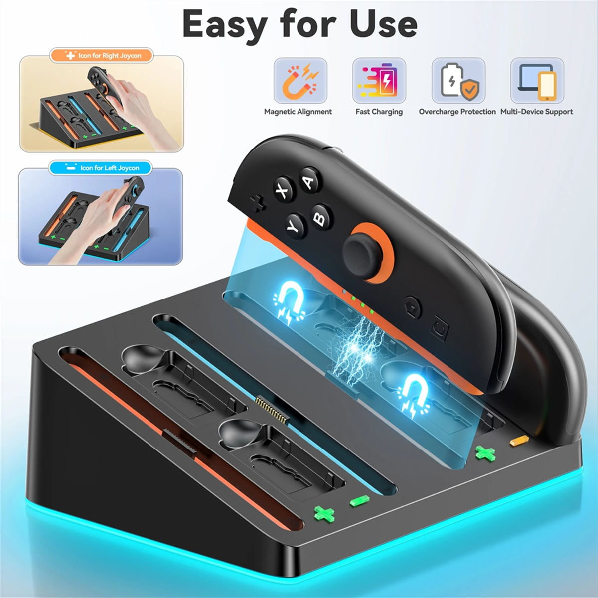 New 3C-Charging Dock for Switc – Party Games Switch recenzja i cena