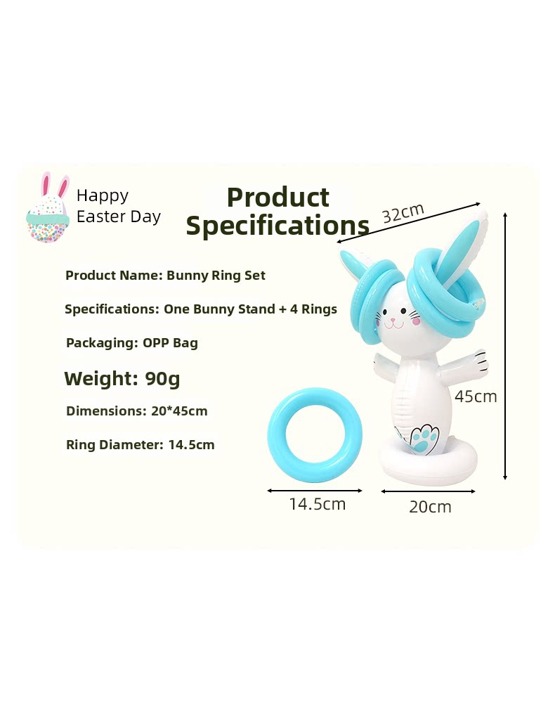 Easter Inflatable Bunny Ring T – Party Games Easter Egg recenzja i cena