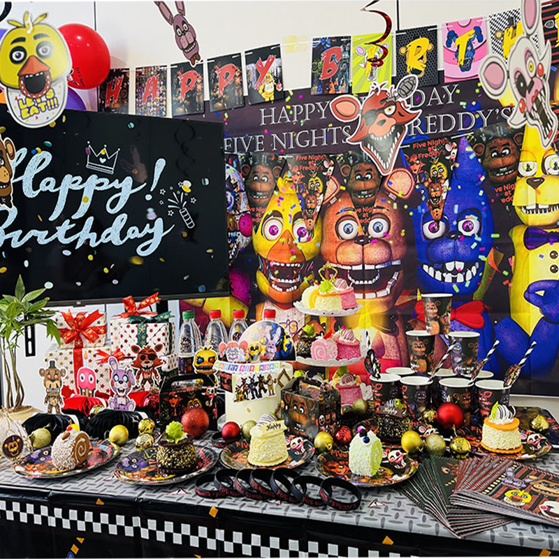 FNAF Themed Paper Plate Cups C – Party Games At Christmas recenzja i cena