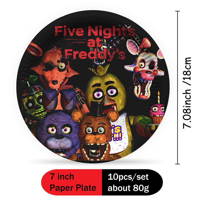 FNAF Themed Paper Plate Cups C – Party Games At Christmas recenzja i cena