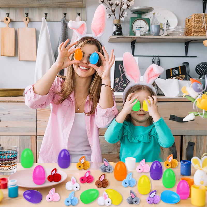 24Pcs Cute Easter Egg with Rab – Party Games Easter Egg recenzja i cena
