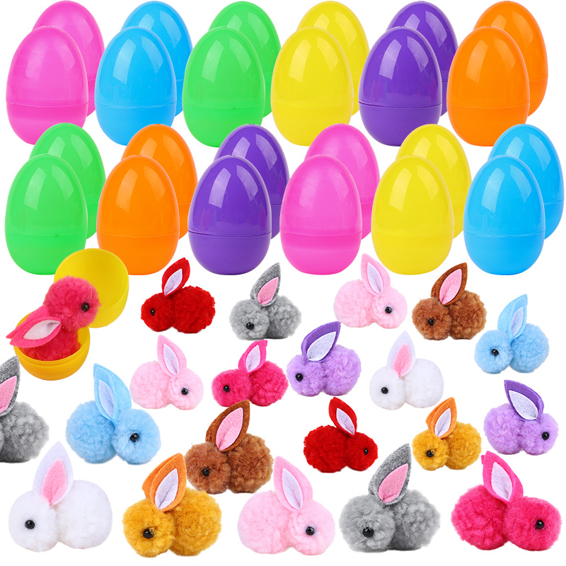 24Pcs Cute Easter Egg with Rab – Party Games Easter Egg recenzja i cena