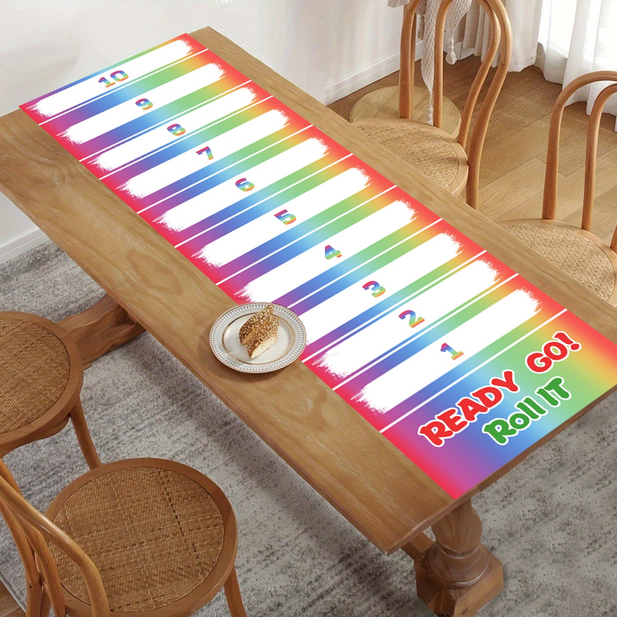 1pc Rainbow Scroll Scoring Gam – Party Games No Supplies recenzja i cena
