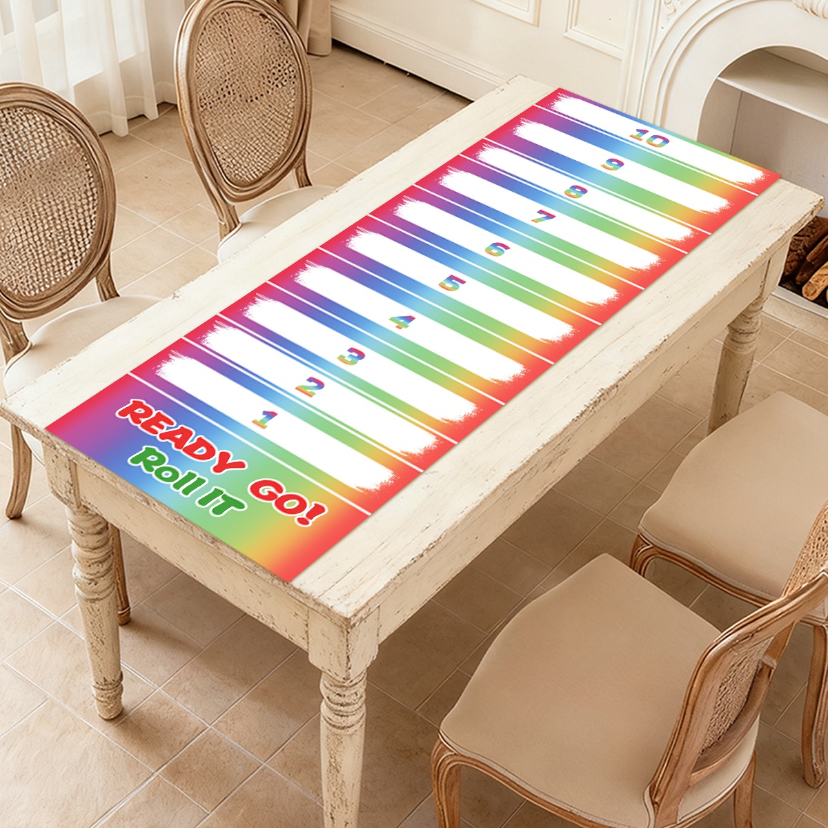 1pc Rainbow Scroll Scoring Gam – Party Games No Supplies recenzja i cena