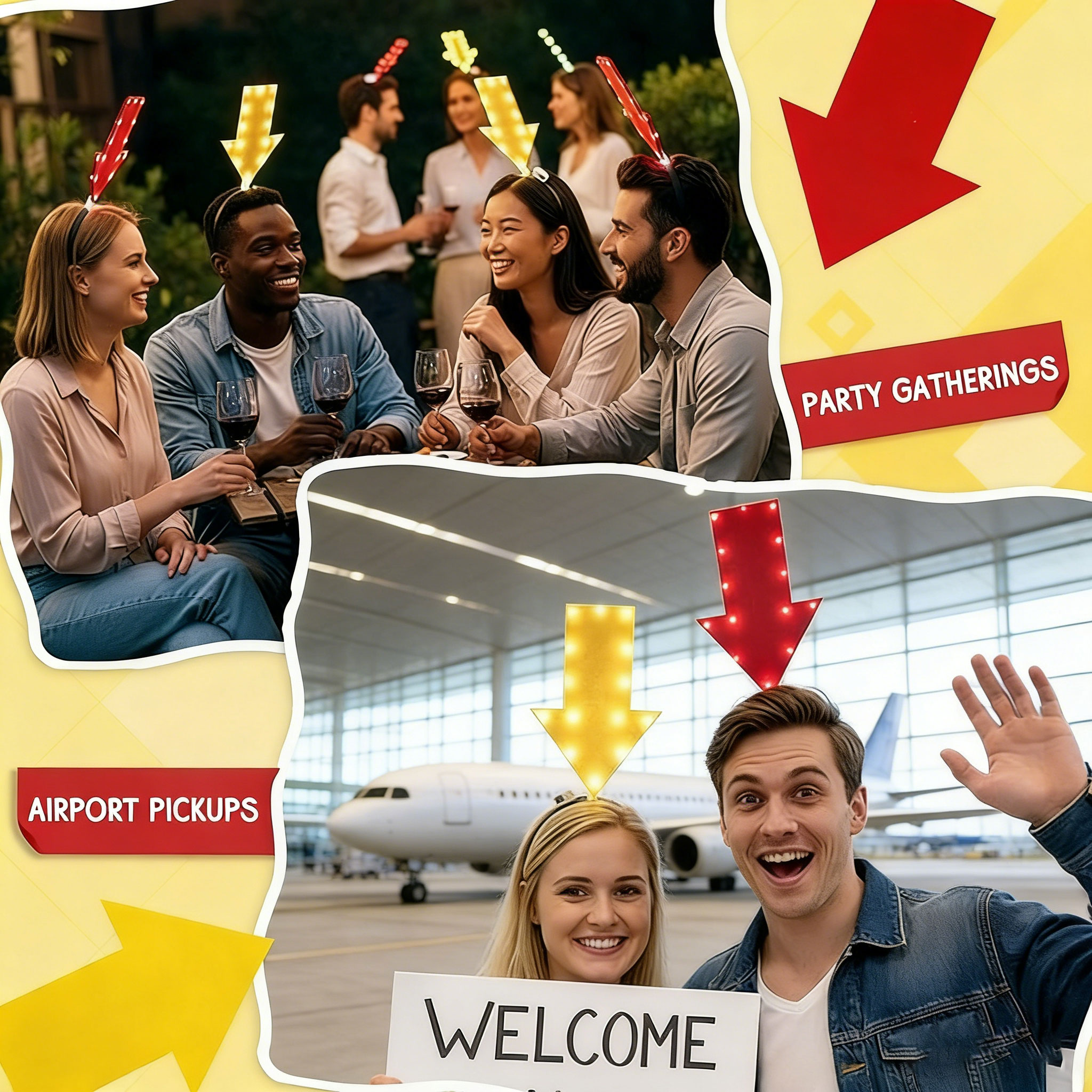 Light up Arrow Headband Festiv – Party Games Adults Funny recenzja i cena