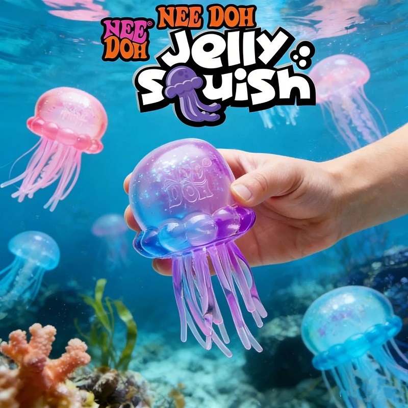 NeeDoh Squishy Schylling Atomi – Party Games Questions recenzja i cena