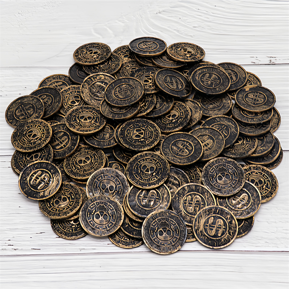 20/50/100pcs Retro Pirate Coin – Party Games No Supplies recenzja i cena