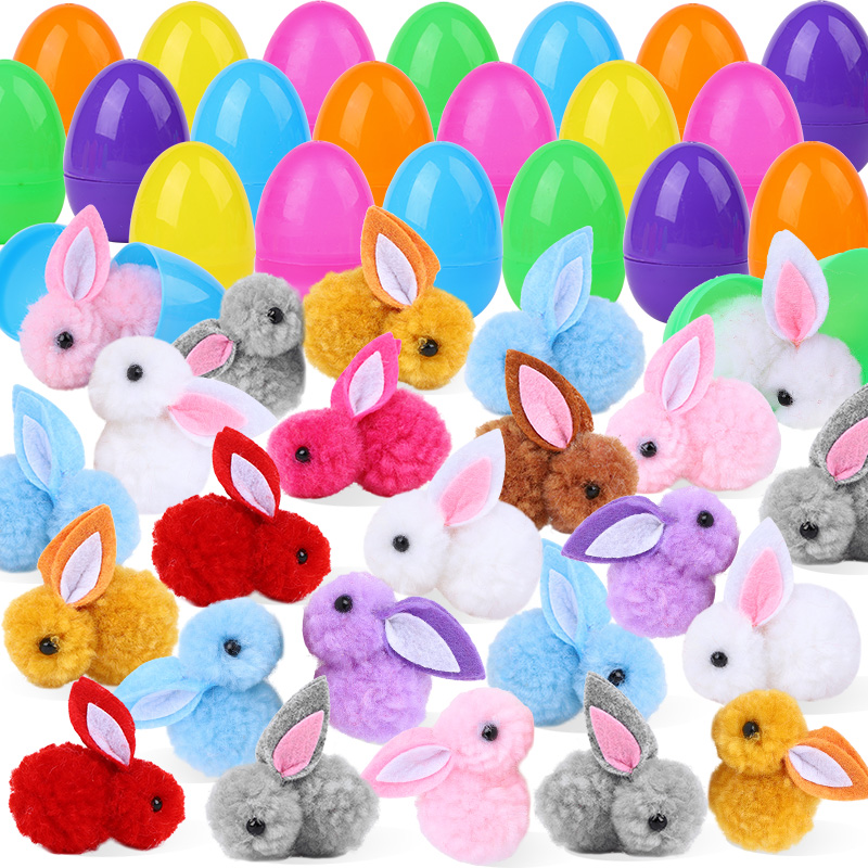 24/48Pcs Cute Easter Egg with  – Party Games Easter Egg recenzja i cena