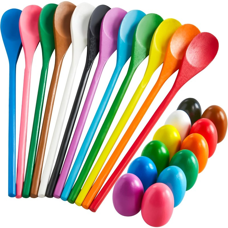 24 PCS Easter Egg and Spoon Ra – Party Games Easter Egg recenzja i cena