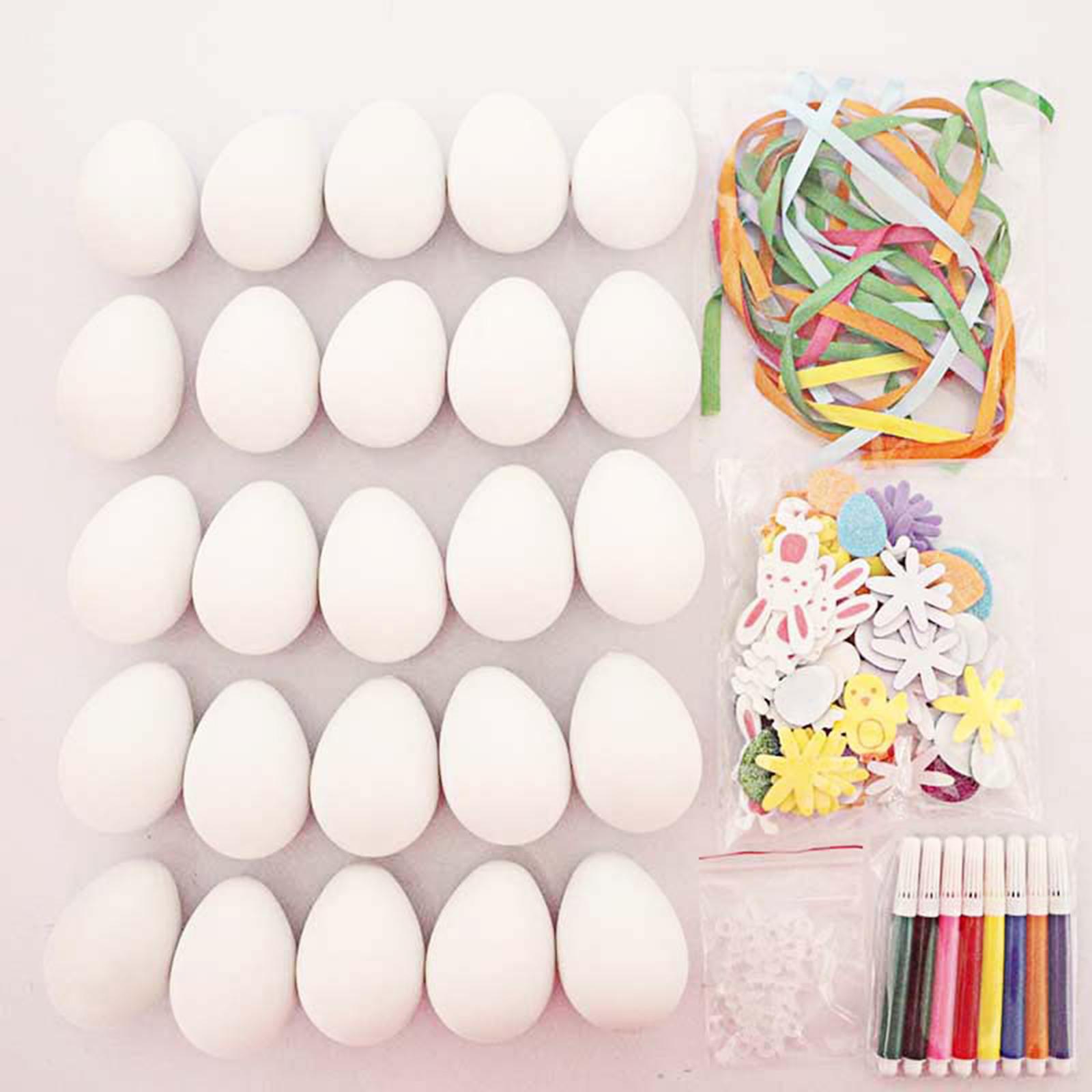 White Easter Eggs Blank Craft  – Party Games Easter Egg recenzja i cena