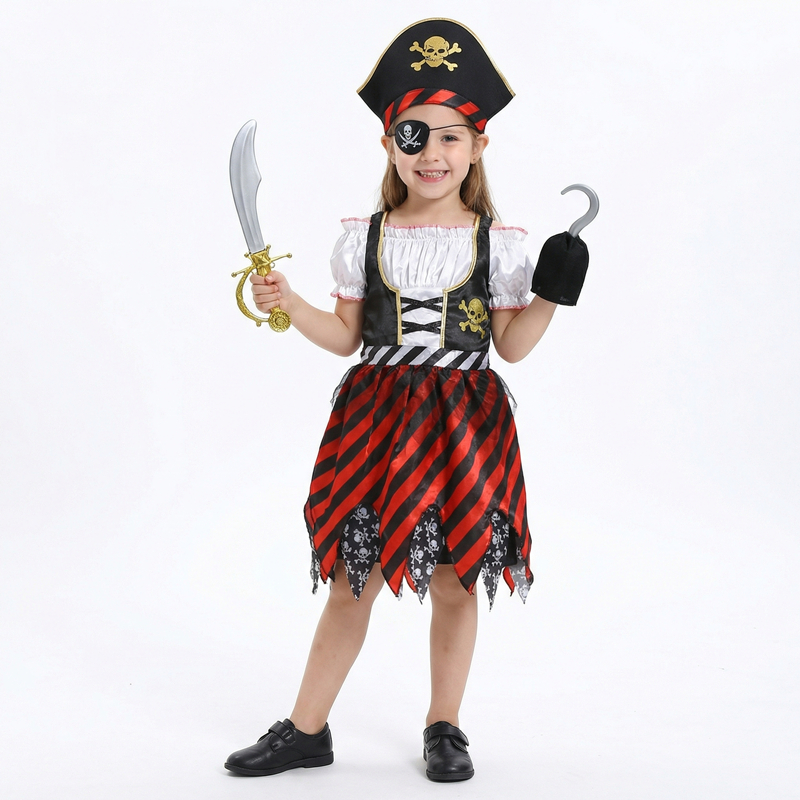 Girls Pirate Costume Set Carib – Party Games Questions recenzja i cena