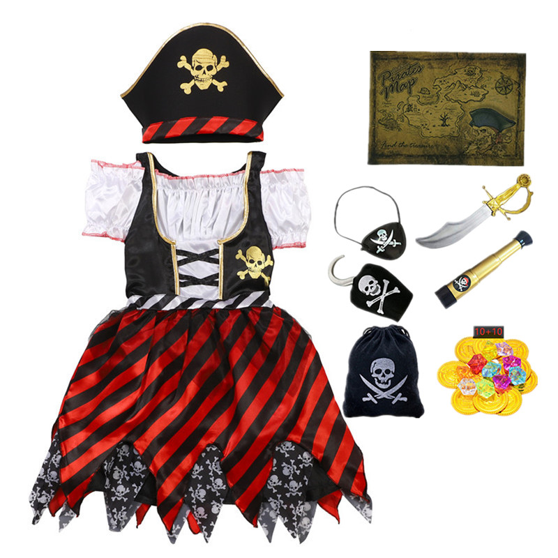 Girls Pirate Costume Set Carib – Party Games Questions recenzja i cena