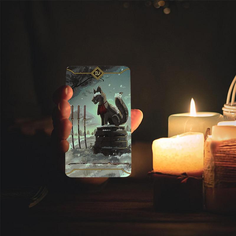 78pcs Tarot Cards Seasonal Fox – Party Games Meaning recenzja i cena