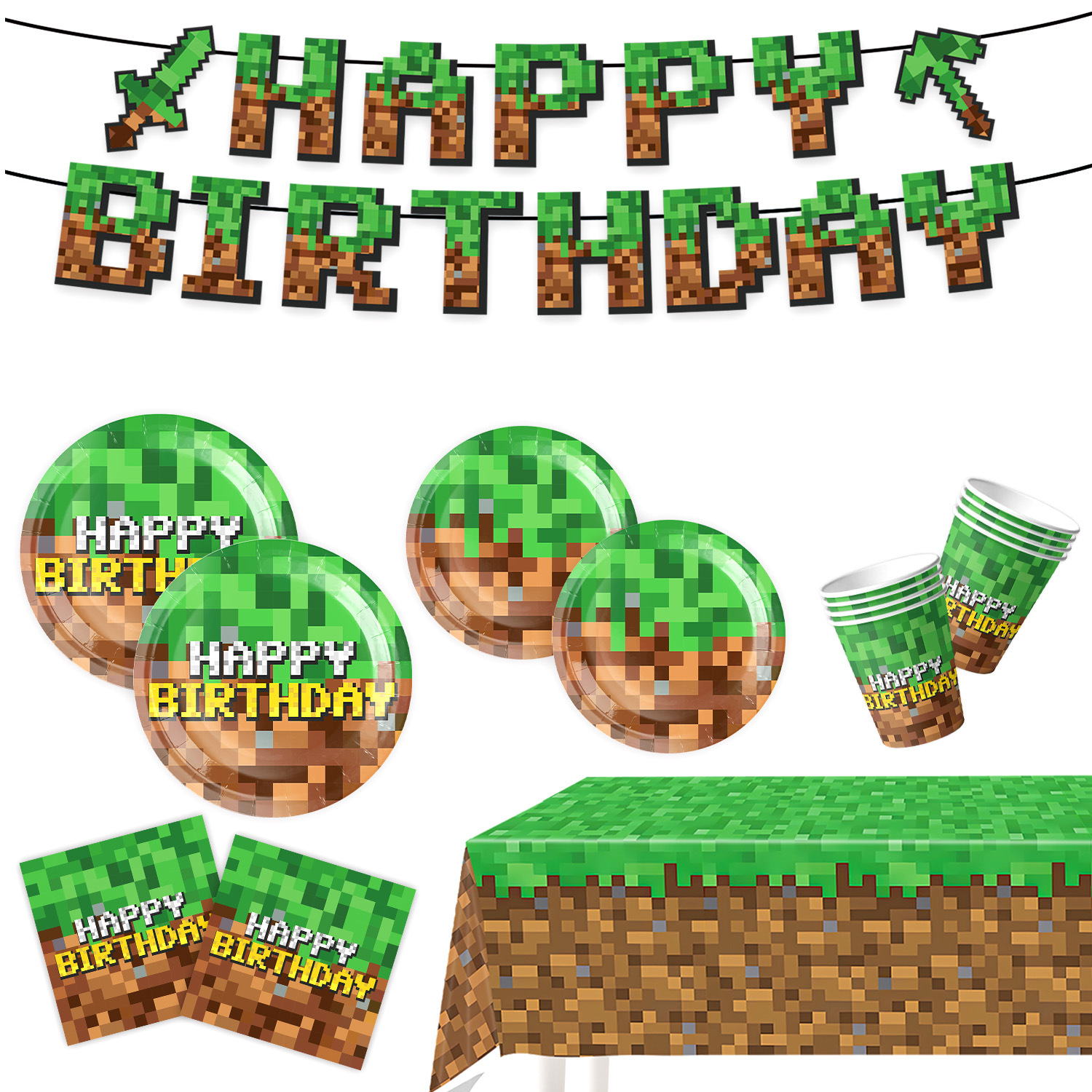 Minecraft Themed Birthday Part – Party Games Good recenzja i cena