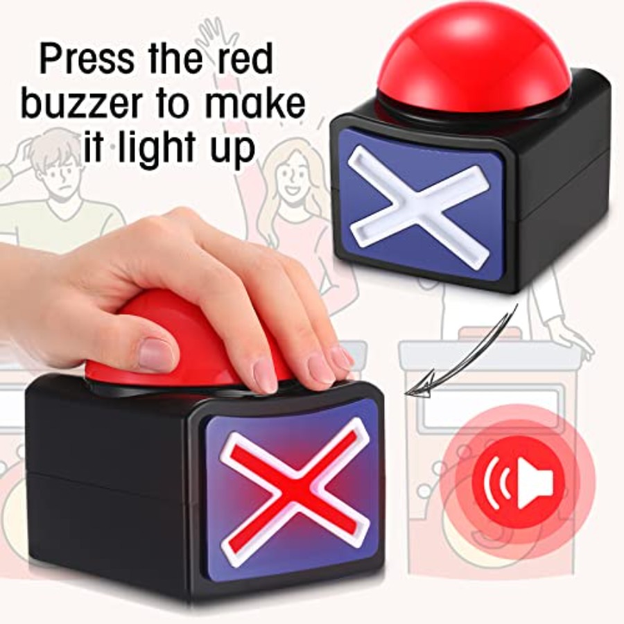 6 Pieces Answer Game Buzzer wi – Party Games Quiz For Adults recenzja i cena