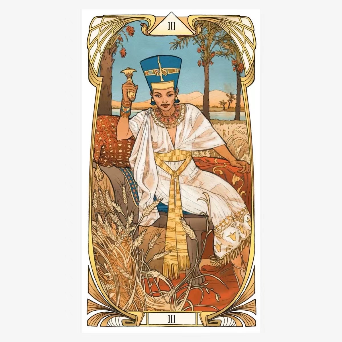 Egyptian Art Nouveau Tarot car – Party Games Meaning recenzja i cena