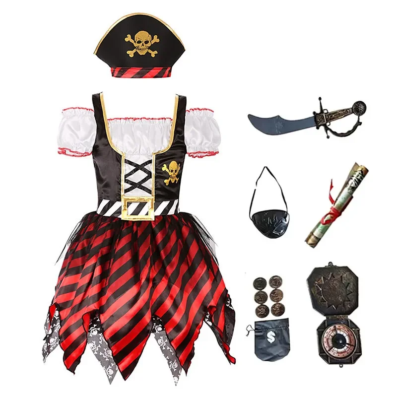 Girls Pirate Skull Party Costu – Party Games Questions recenzja i cena