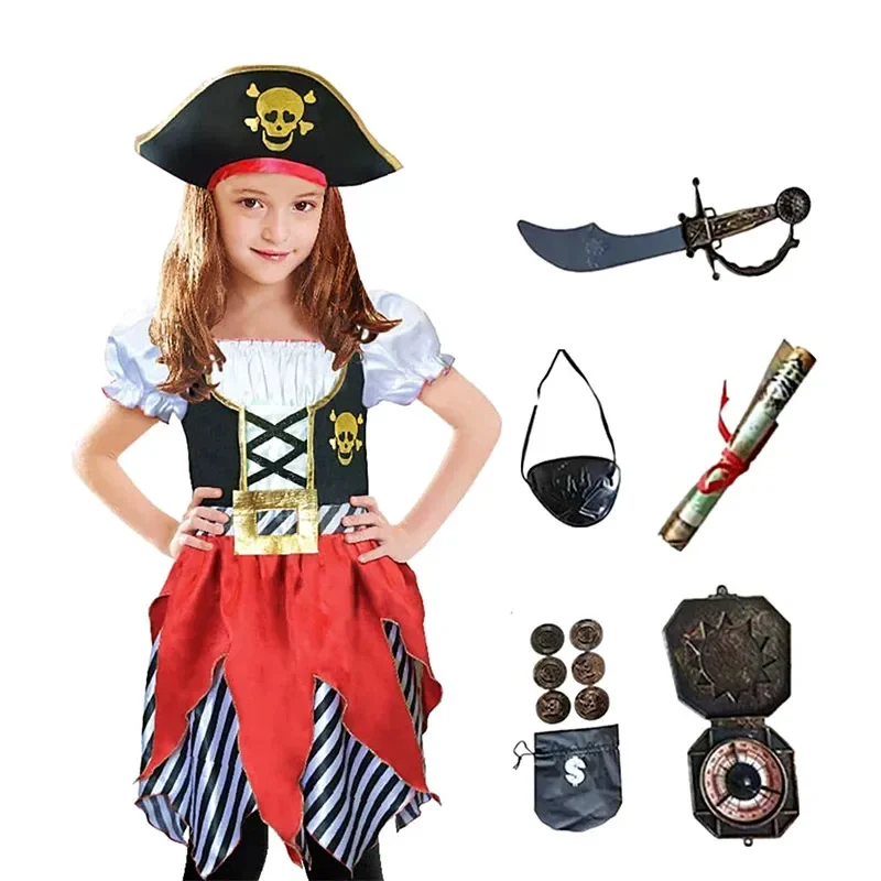 Girls Pirate Skull Party Costu – Party Games Questions recenzja i cena